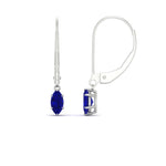 Load image into Gallery viewer, half-carat-marquise-lever-back-sapphire-earrings-in-white-gold-FDEAR11236MQGSABL-0.50CT-NL-WG.jpg

