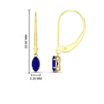 Load image into Gallery viewer, half-carat-marquise-lever-back-sapphire-earrings-in-yellow-gold-FDEAR11236MQGSABL-0.50CT-NL-YG.jpg
