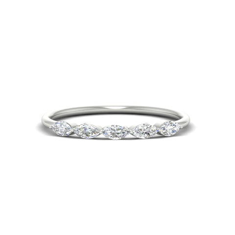 half-carat-marquise-stacking-diamond-band-in-white-gold-FD9346MQBANGLE3-0.50CT-NL-WG