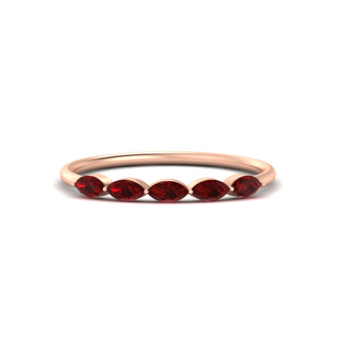 half-carat-marquise-stacking-ruby-band-in-rose-gold-FD9346MQBGRUDRANGLE3-0.50CT-NL-RG