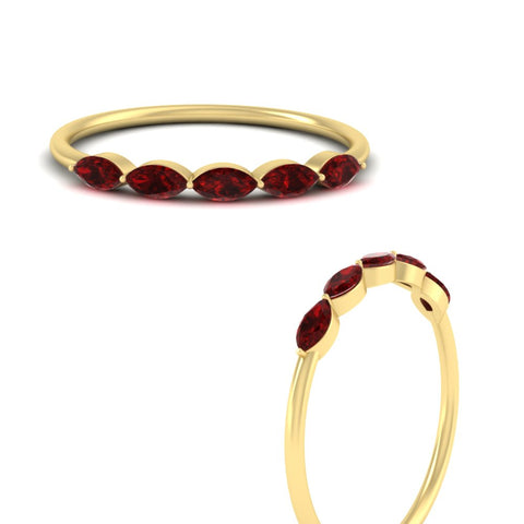 half-carat-marquise-stacking-ruby-band-in-yellow-gold-FD9346MQBGRUDRANGLE3-0.50CT-NL-YG