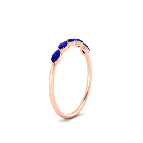 half-carat-marquise-stacking-sapphire-band-in-rose-gold-FD9346MQBGSABLANGLE3-0.50CT-NL-RG