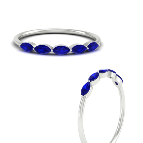 half-carat-marquise-stacking-sapphire-band-in-white-gold-FD9346MQBGSABLANGLE3-0.50CT-NL-WG