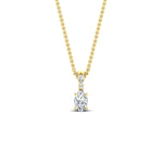 Load image into Gallery viewer, half-carat-oval-shaped-pave-diamond-bail-pendant-in-yellow-gold-fdpd11636ovangle1-6X4mm-nl-yg.jpg?v=1769514559