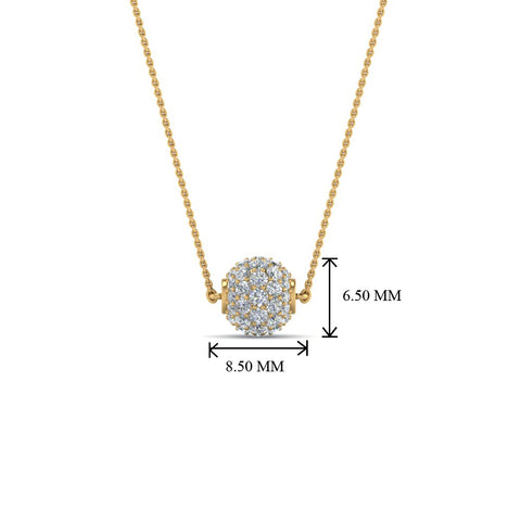 half-carat-pavé-cluster-diamond-ball-pendant-in-14K-yellow-gold-FDPD8433ANGLE2-NL-YG-HW