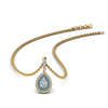Load image into Gallery viewer, half-carat-pear-diamond-halo-necklace-pendant-with-blue-topaz-in-FDPD86826PE(6.0X4.0MM)GICBLTOANGLE1-NL-YG