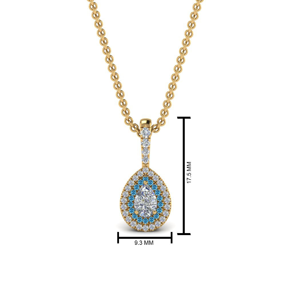 half-carat-pear-diamond-halo-necklace-pendant-with-blue-topaz-in-FDPD86826PE(6.0X4.0MM)GICBLTOANGLE1-NL-YG