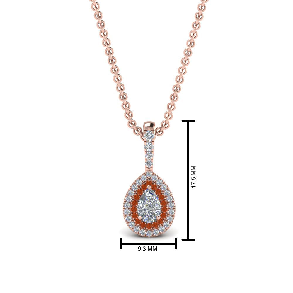 half-carat-pear-diamond-halo-necklace-pendant-with-orange-sapphire-in-FDPD86826PE(6.0X4.0MM)GSAORANGLE1-NL-RG