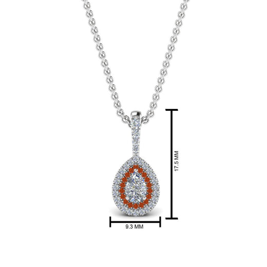 half-carat-pear-diamond-halo-necklace-pendant-with-orange-sapphire-in-FDPD86826PE(6.0X4.0MM)GSAORANGLE1-NL-WG