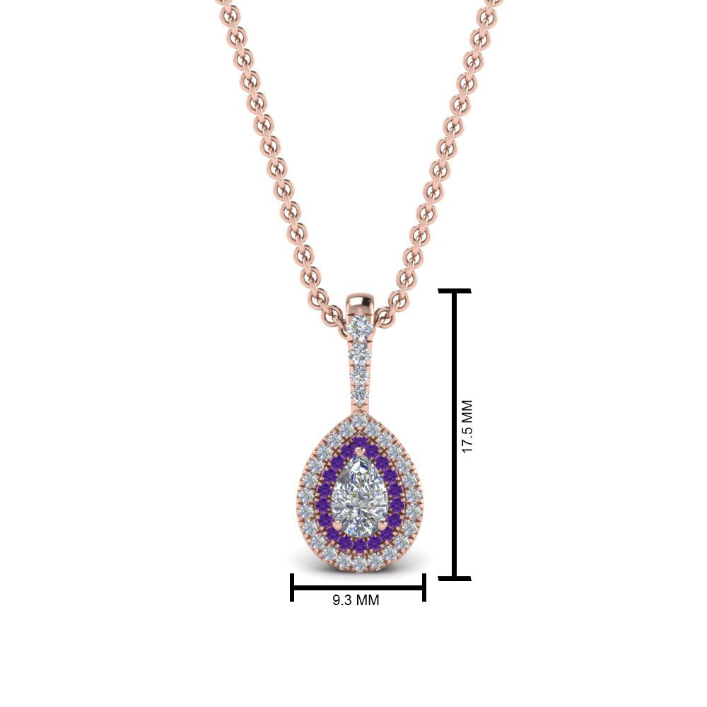 half-carat-pear-diamond-halo-necklace-pendant-with-purple-topaz-in-FDPD86826PE(6.0X4.0MM)GVITOANGLE1-NL-RG