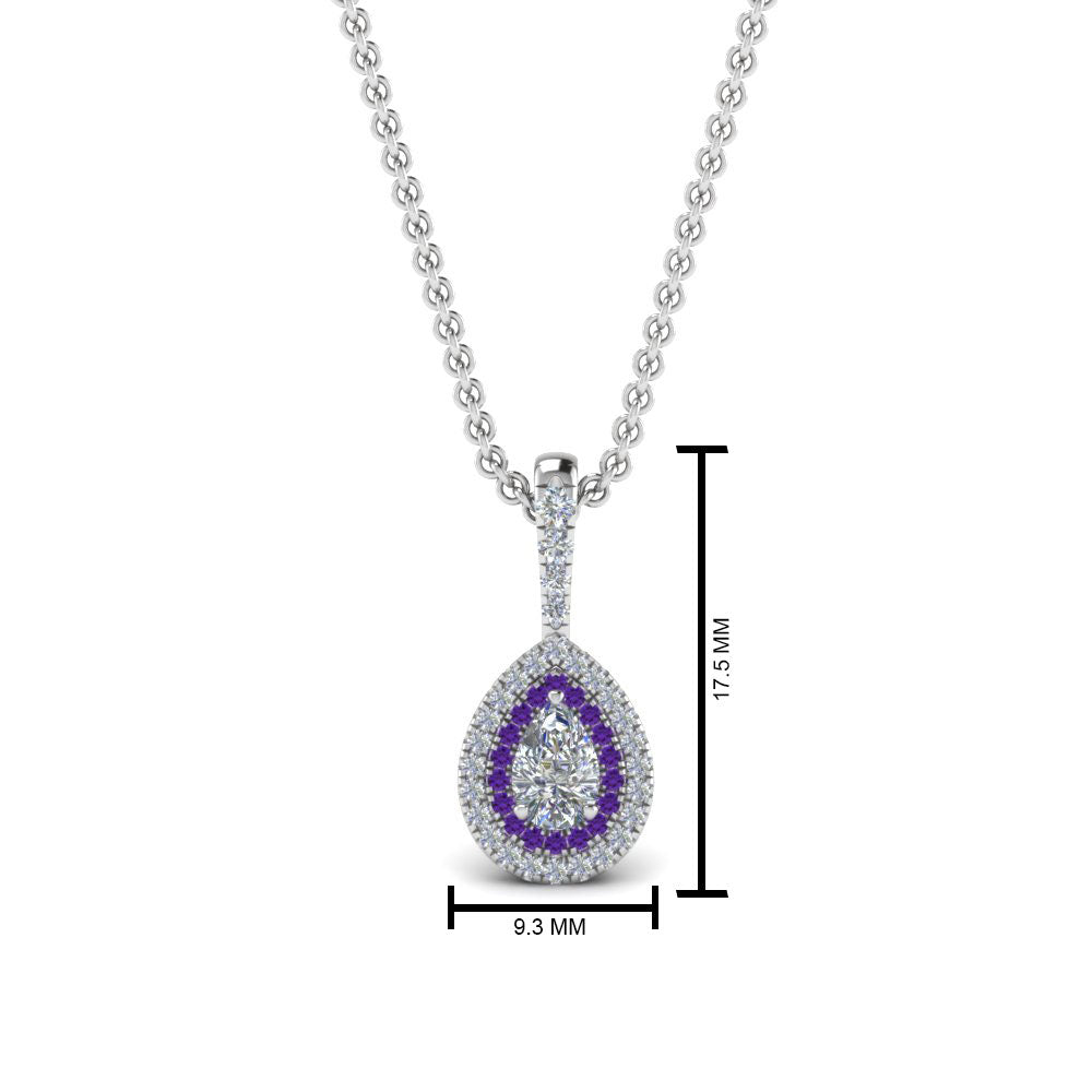 half-carat-pear-diamond-halo-necklace-pendant-with-purple-topaz-in-FDPD86826PE(6.0X4.0MM)GVITOANGLE1-NL-WG