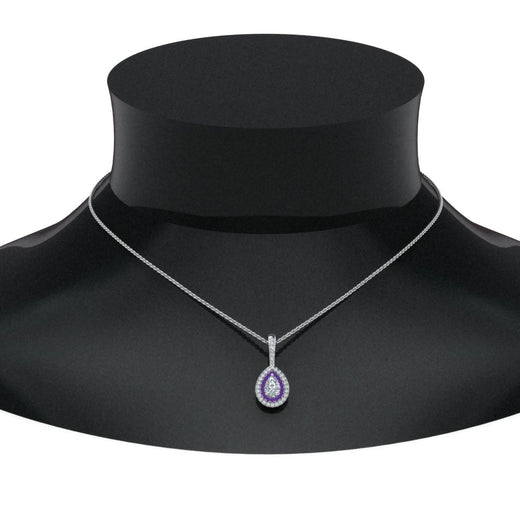 half-carat-pear-diamond-halo-necklace-pendant-with-purple-topaz-in-FDPD86826PE(6.0X4.0MM)GVITOANGLE1-NL-WG