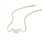 Load image into Gallery viewer, half-carat-pear-shape-diamond-graduating-necklace-in-FD-PD11130PE-0.50CT-NL-YG
