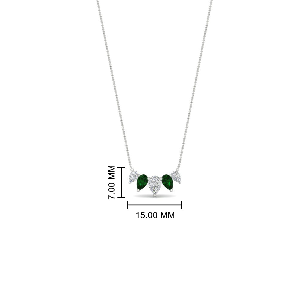 half-carat-pear-shape-diamond-graduating-necklace-with-emerald-in-FD-PD11130PE-0.50CT-GEMGR-NL-WG