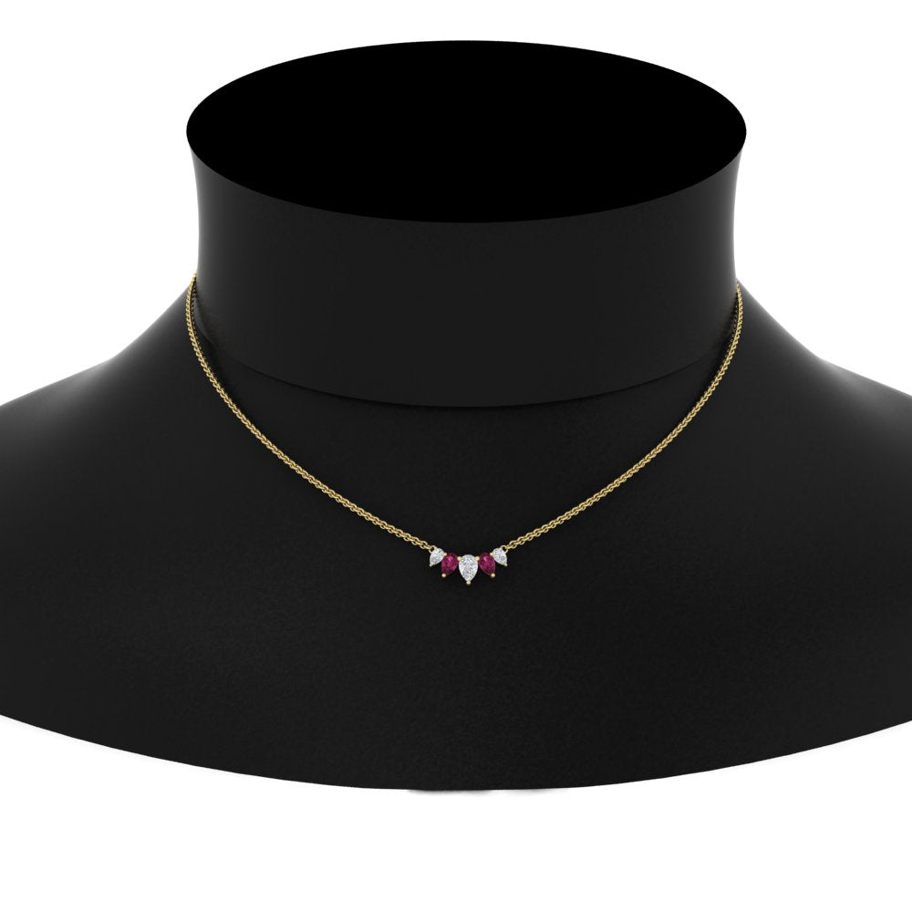 half-carat-pear-shape-diamond-graduating-necklace-with-pink-sapphire-in-FD-PD11130PE-0.50CT-GSADRPI-NL-YG