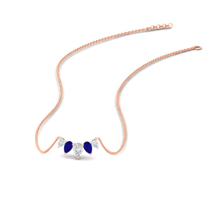 pear-shaped-5-stone-graduating-necklace-in-rose-gold-FD-PD11130PE-0.50CT-ANGLE1-NL-RG