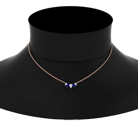 half-carat-pear-shape-diamond-graduating-necklace-with-sapphire-in-rose-gold-FD-PD11130PE-0.50CT-GSABLNECK-NL-RG