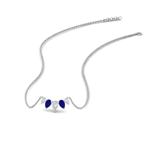 half-carat-pear-shape-diamond-graduating-necklace-with-sapphire-in-white-gold-FD-PD11130PE-0.50CT-GSABL-NL-WG