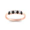 Load image into Gallery viewer, half-carat-pear-shaped-black-diamond-women-wedding-band-in-rose-gold-fdwb8008pegblackangle5-0.50ct-nl-rg.jpg