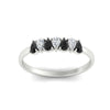 Load image into Gallery viewer, half-carat-pear-shaped-black-diamond-women-wedding-band-in-white-gold-fdwb8008pegblackangle5-0.50ct-nl-wg.jpg