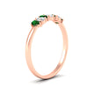 Load image into Gallery viewer, half-carat-pear-shaped-emerald-women-wedding-band-in-rose-gold-fdwb8008pegemgrangle2-0.50ct-nl-rg.jpg