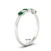 Load image into Gallery viewer, half-carat-pear-shaped-emerald-women-wedding-band-in-white-gold-fdwb8008pegemgrangle2-0.50ct-nl-wg-hw.jpg