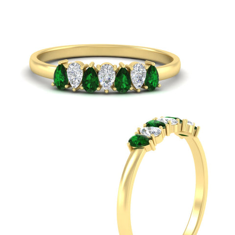 half-carat-pear-shaped-emerald-women-wedding-band-in-yellow-gold-fdwb8008pegemgrangle3-0.50ct-nl-yg.jpg