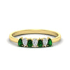 Load image into Gallery viewer, half-carat-pear-shaped-emerald-women-wedding-band-in-yellow-gold-fdwb8008pegemgrsleep-0.50ct-nl-yg.jpg