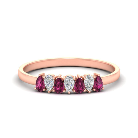 half-carat-pear-shaped-pink-sapphire-women-wedding-band-in-rose-gold-fdwb8008pegsadrpisleep-0.50ct-nl-rg.jpg