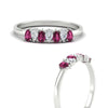 Load image into Gallery viewer, half-carat-pear-shaped-pink-sapphire-women-wedding-band-in-white-gold-fdwb8008pegsadrpiangle3-0.50ct-nl-wg.jpg