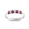 Load image into Gallery viewer, half-carat-pear-shaped-pink-sapphire-women-wedding-band-in-white-gold-fdwb8008pegsadrpiangle5-0.50ct-nl-wg.jpg