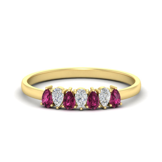 half-carat-pear-shaped-pink-sapphire-women-wedding-band-in-yellow-gold-fdwb8008pegsadrpisleep-0.50ct-nl-yg.jpg