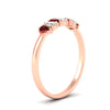 Load image into Gallery viewer, half-carat-pear-shaped-ruby-women-wedding-band-in-rose-gold-fdwb8008pegrudrangle2-0.50ct-nl-rg.jpg