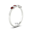 Load image into Gallery viewer, half-carat-pear-shaped-ruby-women-wedding-band-in-white-gold-fdwb8008pegrudrangle2-0.50ct-nl-wg-hw.jpg