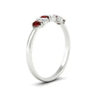 Load image into Gallery viewer, half-carat-pear-shaped-ruby-women-wedding-band-in-white-gold-fdwb8008pegrudrangle2-0.50ct-nl-wg.jpg