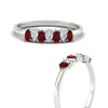 Load image into Gallery viewer, half-carat-pear-shaped-ruby-women-wedding-band-in-white-gold-fdwb8008pegrudrangle3-0.50ct-nl-wg.jpg