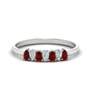 Load image into Gallery viewer, half-carat-pear-shaped-ruby-women-wedding-band-in-white-gold-fdwb8008pegrudrsleep-0.50ct-nl-wg.jpg