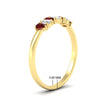 Load image into Gallery viewer, half-carat-pear-shaped-ruby-women-wedding-band-in-yellow-gold-fdwb8008pegrudrangle2-0.50ct-nl-yg-hw.jpg