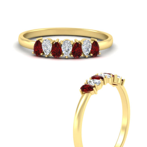 half-carat-pear-shaped-ruby-women-wedding-band-in-yellow-gold-fdwb8008pegrudrangle3-0.50ct-nl-yg.jpg