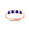 Load image into Gallery viewer, half-carat-pear-shaped-sapphire-women-wedding-band-in-rose-gold-fdwb8008pegsablangle5-0.50ct-nl-rg.jpg