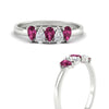 Load image into Gallery viewer, half-carat-pink-sapphire-teardrop-5-stone-wedding-band-in-white-gold-fdwb8008pegsadrpiangle3-0.50ct-nl-wg.jpg