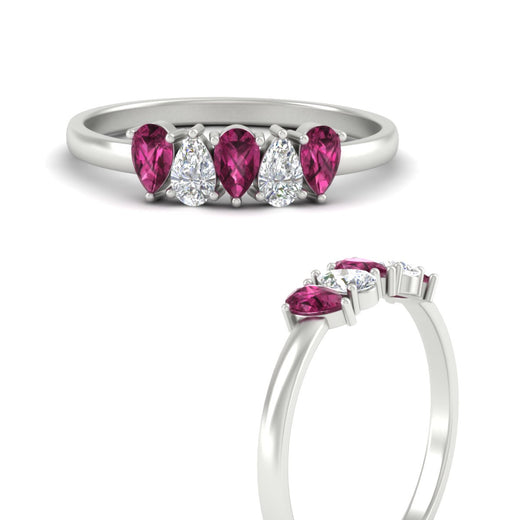 half-carat-pink-sapphire-teardrop-5-stone-wedding-band-in-white-gold-fdwb8008pegsadrpiangle3-0.50ct-nl-wg.jpg