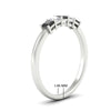 Load image into Gallery viewer, half-carat-princess-black-diamond-anniversary-band-in-white-gold-fdwb8008prblackangle2-0.50ct-nl-wg-hw