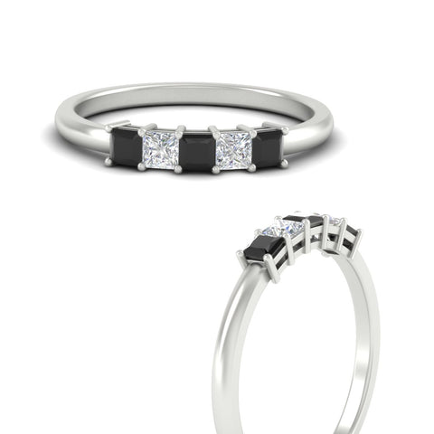half-carat-princess-black-diamond-anniversary-band-in-white-gold-fdwb8008prblackangle3-0.50ct-nl-wg
