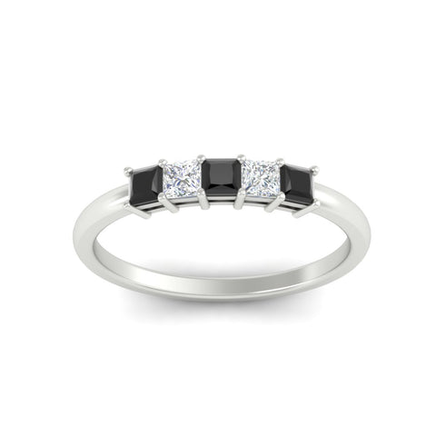 half-carat-princess-black-diamond-anniversary-band-in-white-gold-fdwb8008prblackangle5-0.50ct-nl-wg