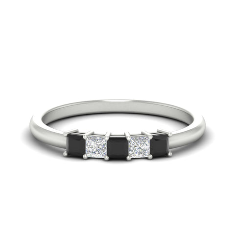 half-carat-princess-black-diamond-anniversary-band-in-white-gold-fdwb8008prblacksleep-0.50ct-nl-wg