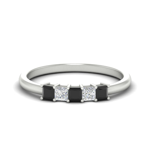 half-carat-princess-black-diamond-anniversary-band-in-white-gold-fdwb8008prblacksleep-0.50ct-nl-wg