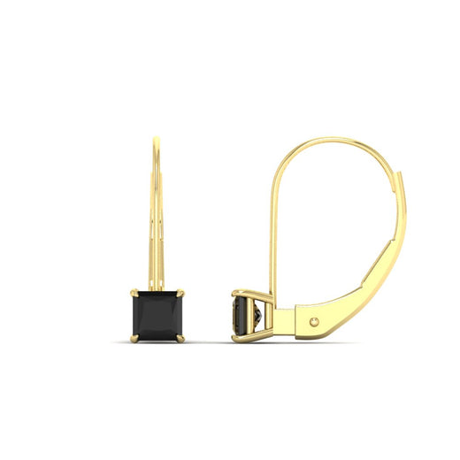 half-carat-princess-cut-black-diamond-lever-back-earrings-in-yellow-gold-FDEAR9225PRGBLACK-0.50CT-NL-YG