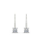 Load image into Gallery viewer, half-carat-princess-cut-diamond-lever-back-earrings-in-white-gold-FDEAR9225PR-0.50CT-NL-WG
