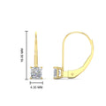Thumbnail 67 - half-carat-princess-cut-diamond-lever-back-earrings-in-yellow-gold-FDEAR9225PR-0.50CT-NL-YG